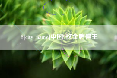 邵东中国9枚金牌得主