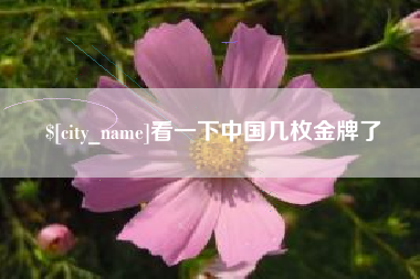 邵东看一下中国几枚金牌了