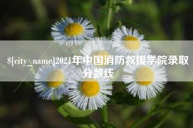 邵东2021年中国消防救援学院录取分数线