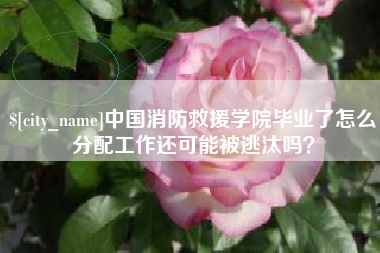 邵东中国消防救援学院毕业了怎么分配工作还可能被逃汰吗？