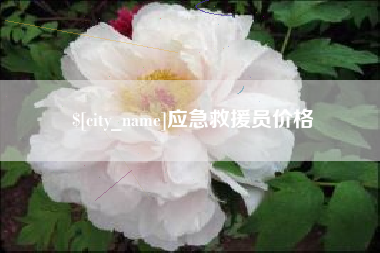 邵东应急救援员价格