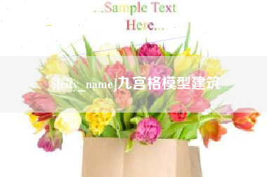 邵东九宫格模型建筑