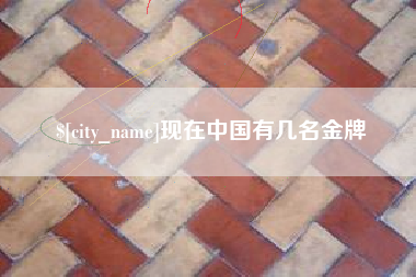 邵东现在中国有几名金牌