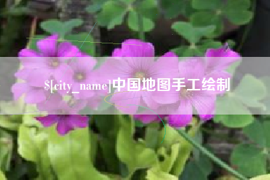 邵东中国地图手工绘制