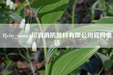 邵东川消消防器材有限公司官网电话