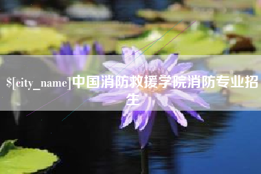 邵东中国消防救援学院消防专业招生