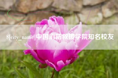邵东中国消防救援学院知名校友