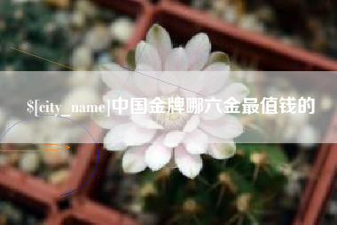 邵东中国金牌哪六金最值钱的