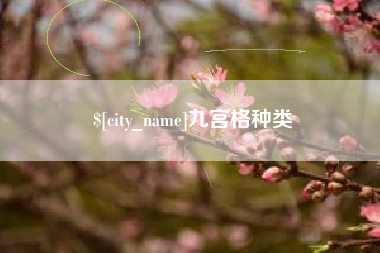 邵东九宫格种类